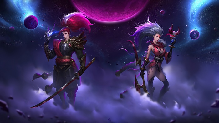 Yasuo and Yone from League of Legends 4K