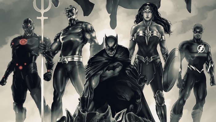 Justice League Artwork 4K