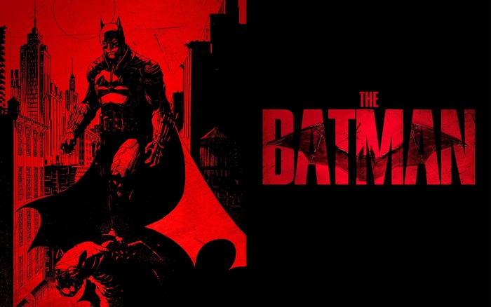 The Batman movie logo and artwork