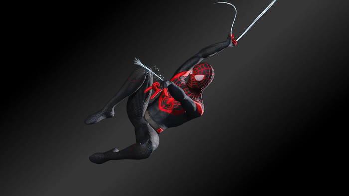 Miles Morales Spider-Man artwork 4K
