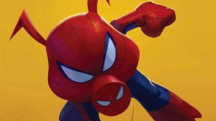 Spider-Ham from Spider-Man artwork 4K