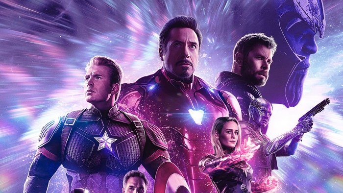 Avengers: Endgame movie poster with Thanos