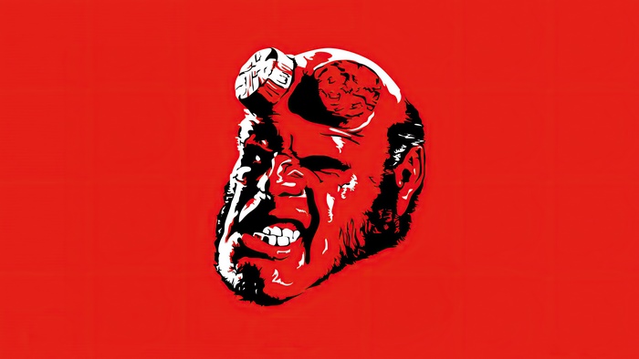 Hellboy minimalist artwork