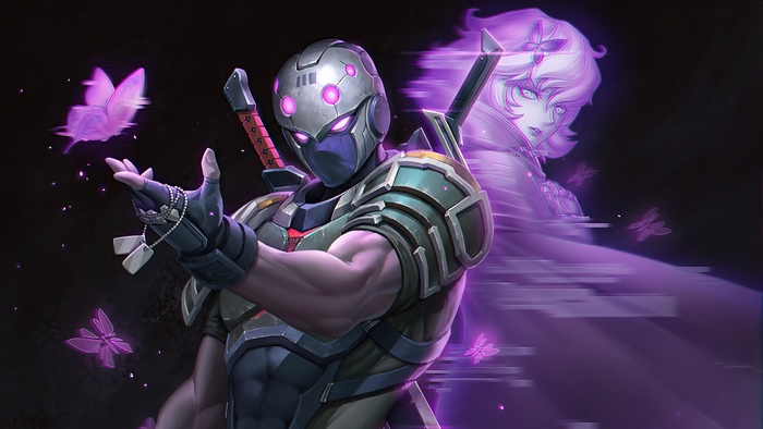 Genji and Mercy from Overwatch 4K