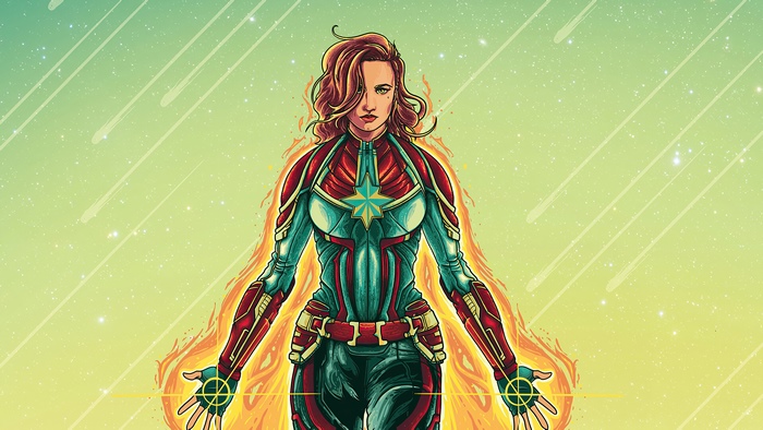 Captain Marvel artwork