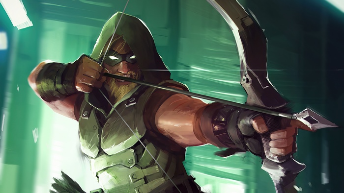 Green Arrow artwork 4K