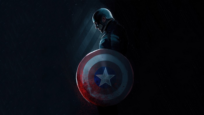Captain America Digital Artwork