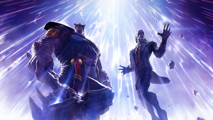 Thanos and Ebony Maw from Marvel Contest of Champions 4K