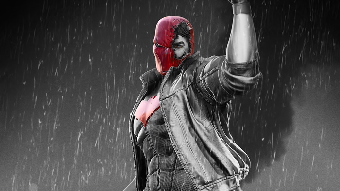 Red Hood artwork in 4K
