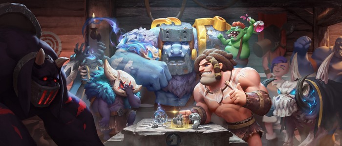 Auto Chess characters playing chess