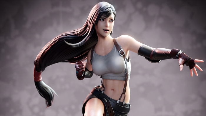 Tifa Lockhart from Final Fantasy 4K