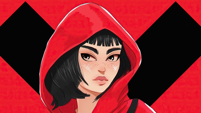 Tokyo from Money Heist digital art