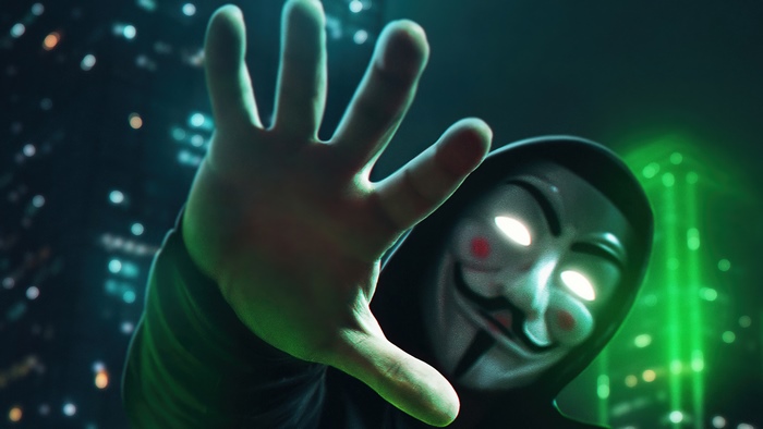 Anonymous Mask Hacker Digital Art