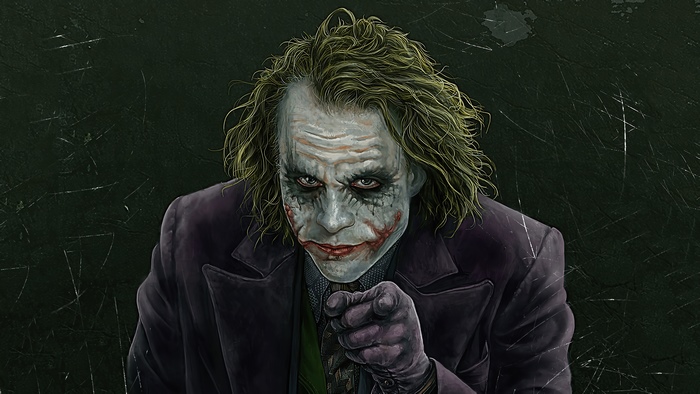 The Joker from Batman artwork 4K