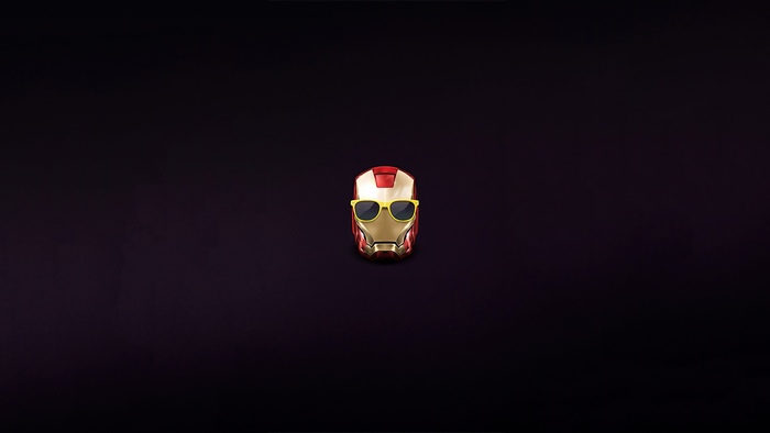 Iron Man wearing sunglasses 4K