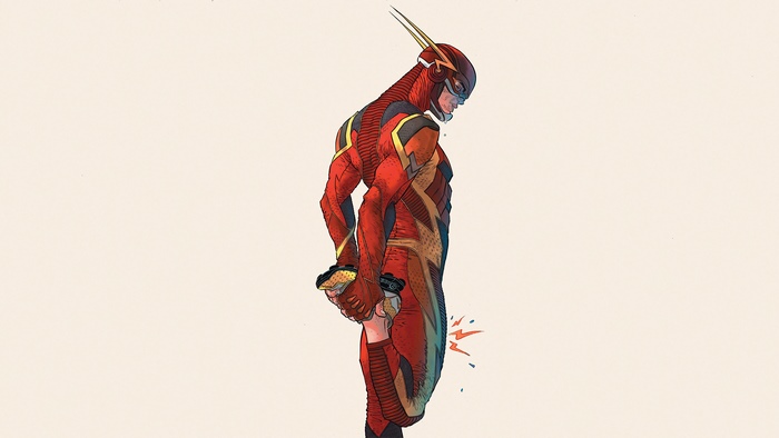 The Flash from DC Comics artwork 4K