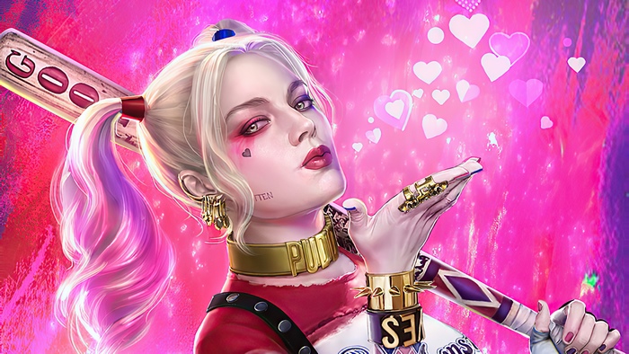 Harley Quinn artwork 4K