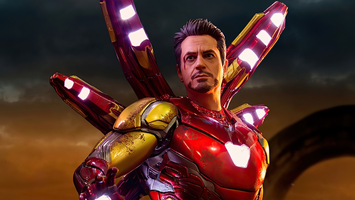 Iron Man from Marvel artwork 4K