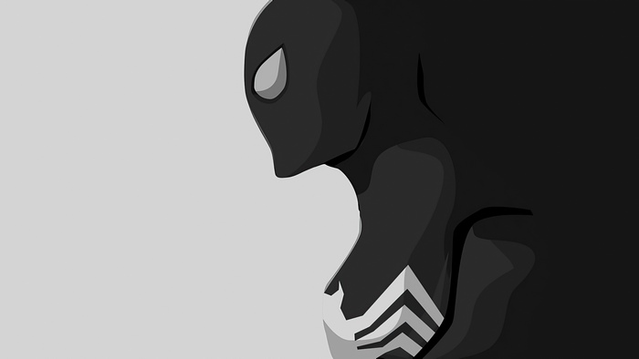 Black Spiderman Artwork 4K