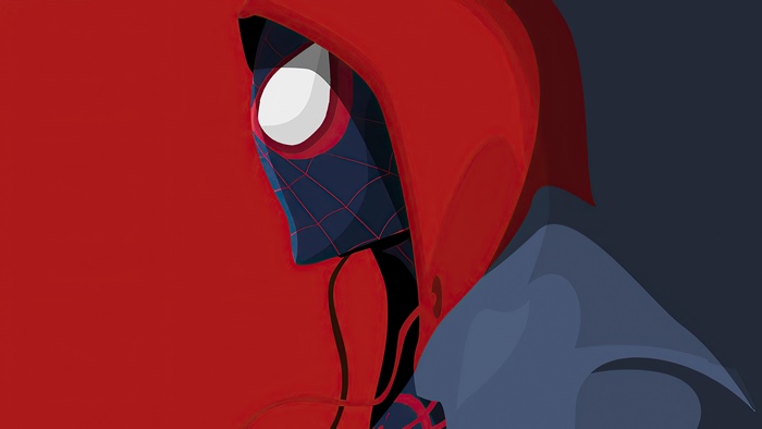 Miles Morales from Spider-Man artwork 4K