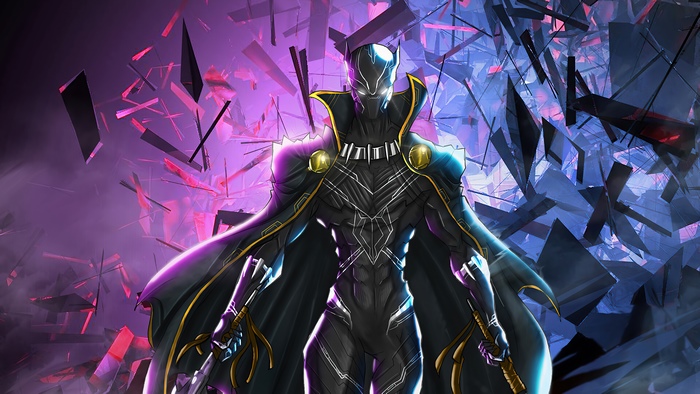 Black Panther from Marvel Artwork 4K