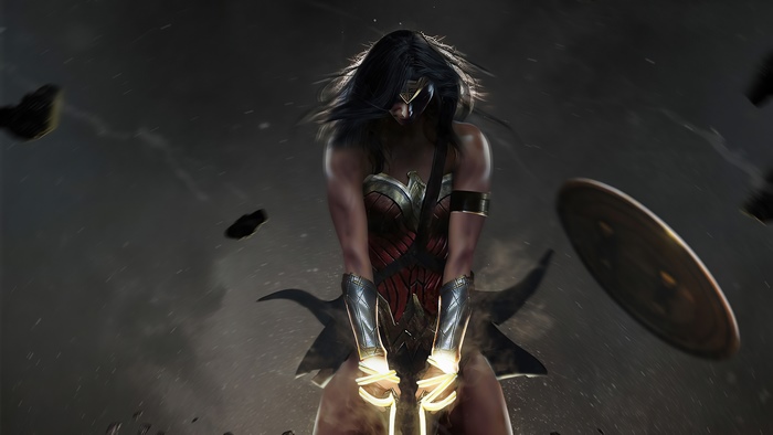 Wonder Woman artwork 4K