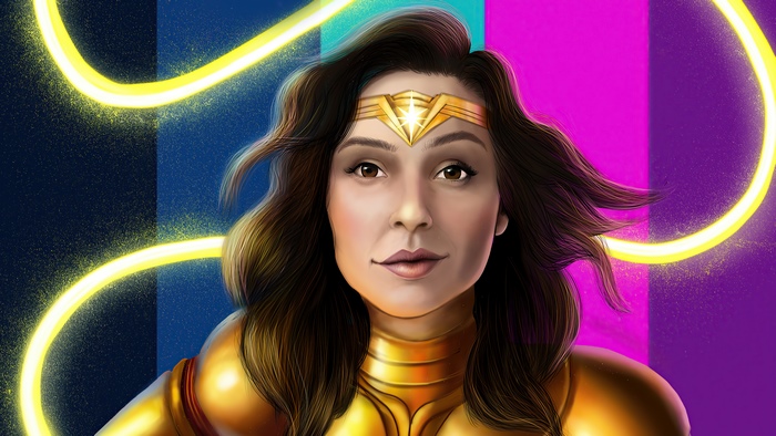 Wonder Woman from Wonder Woman 1984 artwork
