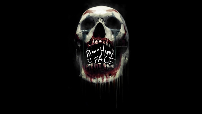 Joker Skull Artwork 4K