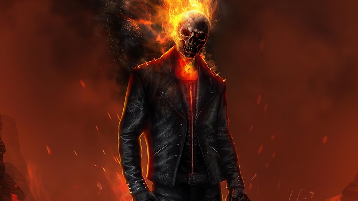 Ghost Rider from Marvel Comics artwork