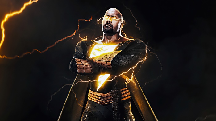 Black Adam with Lightning