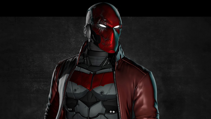 Red Hood artwork 4K