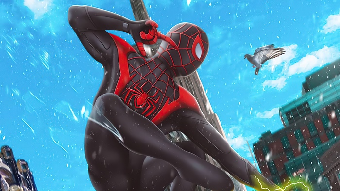 Spider-Man Miles Morales from Marvel in 4K