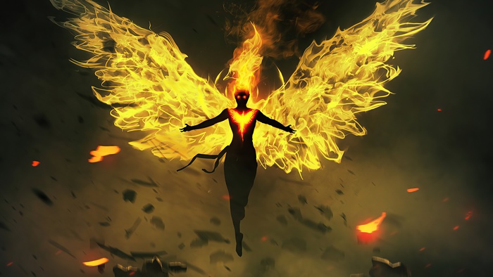 Phoenix from X-Men artwork