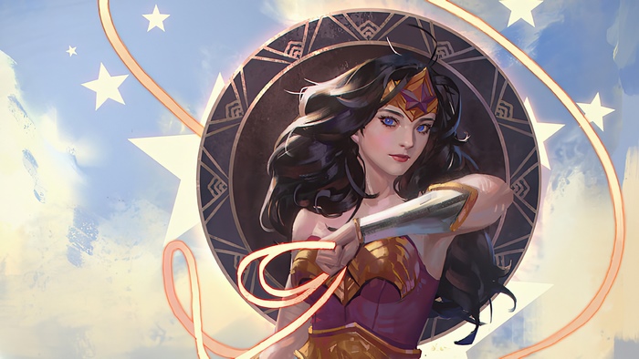 Wonder Woman artwork by an artist