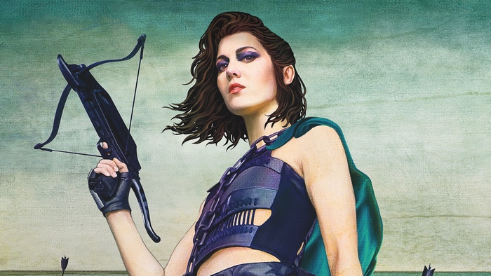 Woman with a crossbow