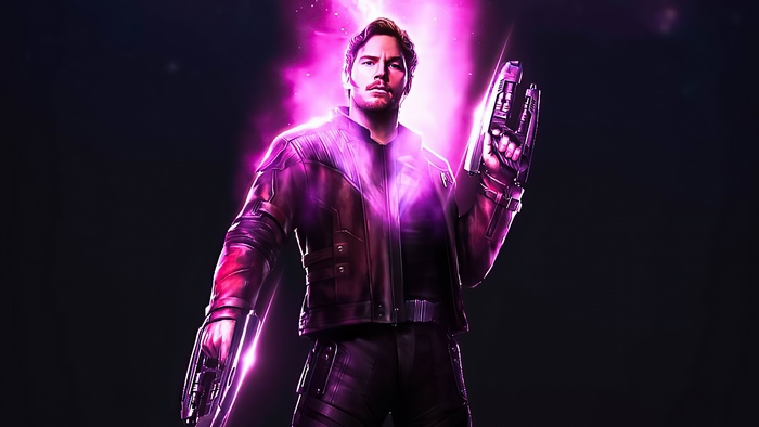 Star-Lord from Guardians of the Galaxy artwork 4K