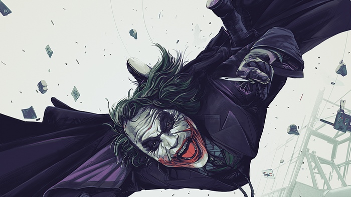 The Joker from DC Comics artwork 4K