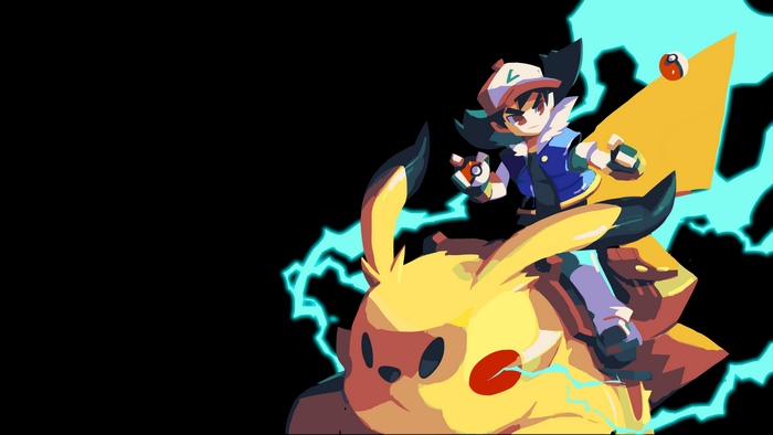 Ash and Pikachu from Pokemon