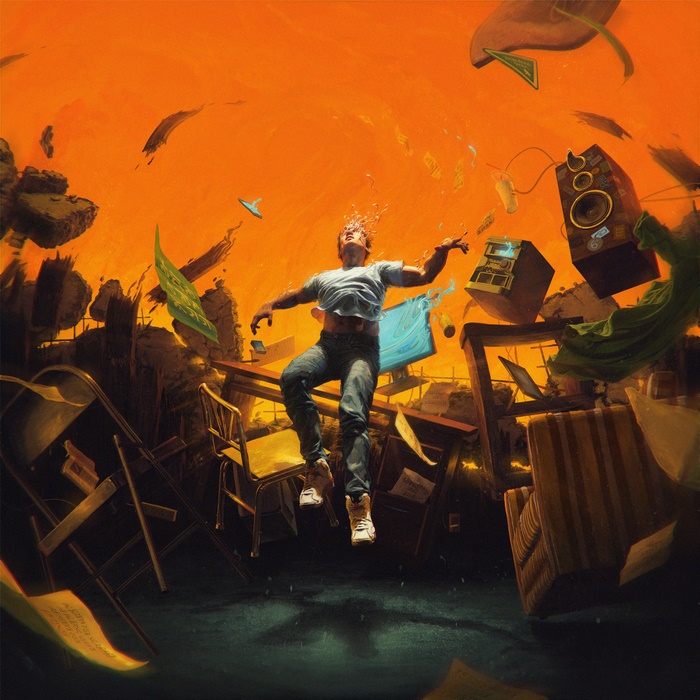 Logic from The Incredible True Story album artwork
