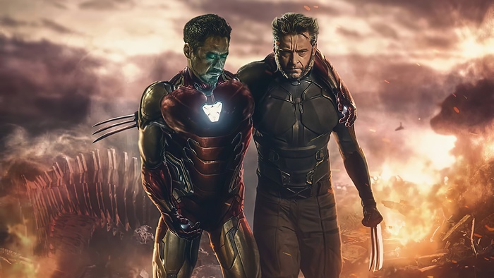 Iron Man and Wolverine Artwork 4K