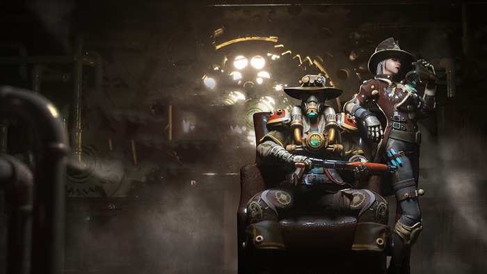 Steampunk characters in Garena Free Fire 4K