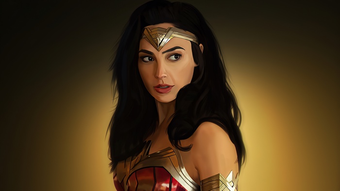 Wonder Woman artwork 4K