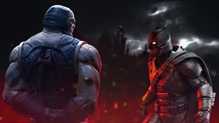Batman vs. Darkseid 4K Artwork