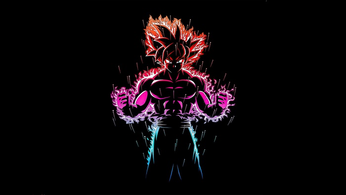 Goku from Dragon Ball Z Artwork in 4K