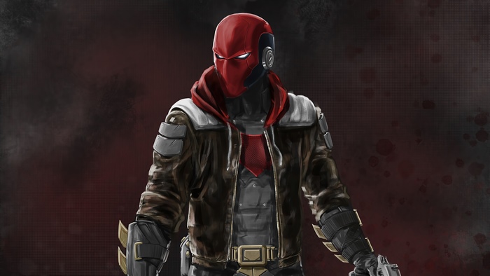 Red Hood artwork 4K