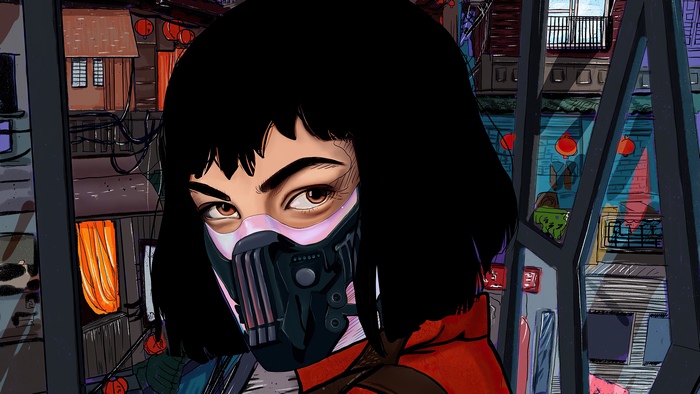 Woman with mask from Money Heist 4K
