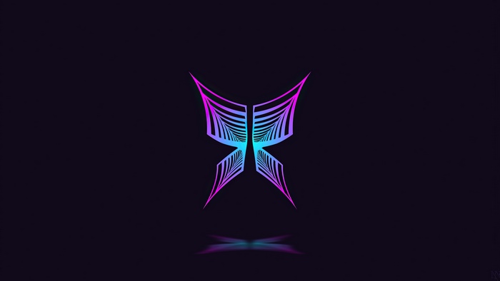 Abstract Butterfly Digital Art 4K