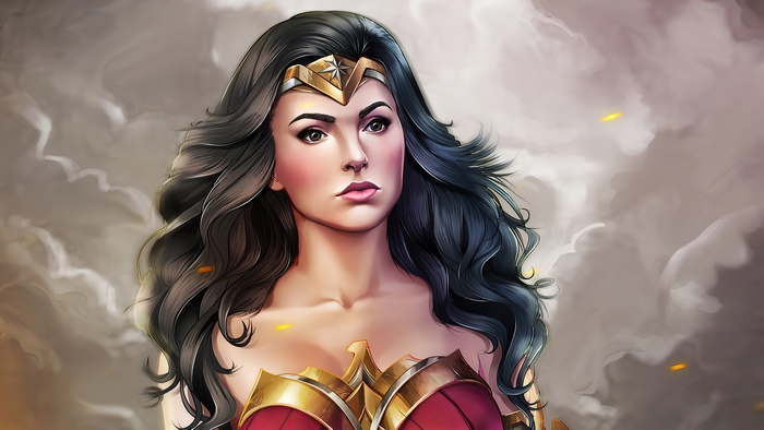 Wonder Woman artwork by an artist on Artstation
