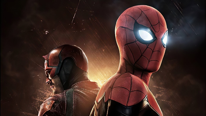 Spider-Man and Daredevil artwork