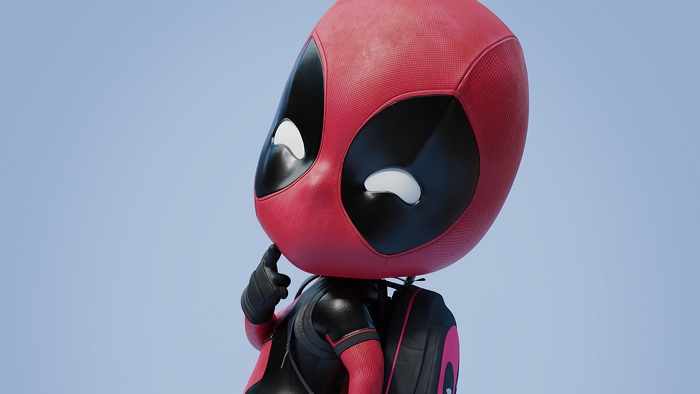 Deadpool character artwork 4K